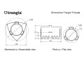 Trangia Triangle Stove with spirit burner outdoor stoves