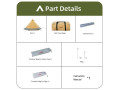 Winnerwell Arctic 6-person teepee tent for tent stove tents