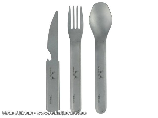 Winnerwell Cutlery Set Titanium plates and cutlery