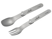 Winnerwell Folding Cutlery Set in Titanium