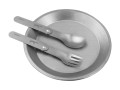 Winnerwell Folding Cutlery Set in Titanium plates and cutlery