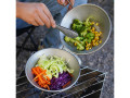 Winnerwell Stainless Steel Bowl and Plate Set plates and cutlery