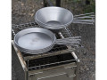 Winnerwell Stainless Steel Bowl and Plate Set plates and cutlery