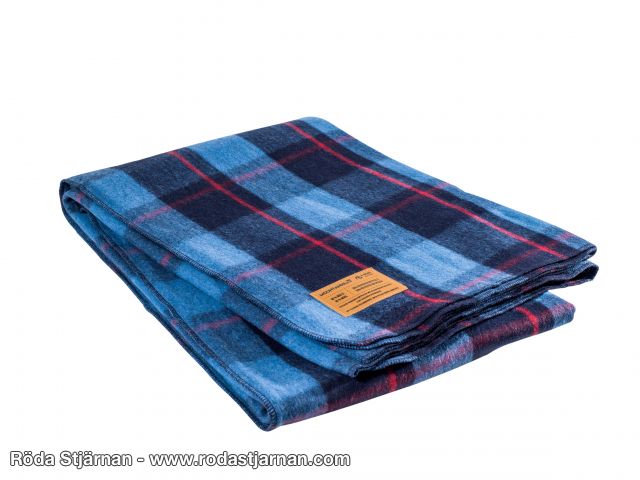 Wool blanket Blue patterned New blankets