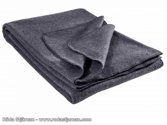 Wool blanket Steel grey New blankets