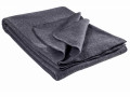 Wool blanket Steel grey New