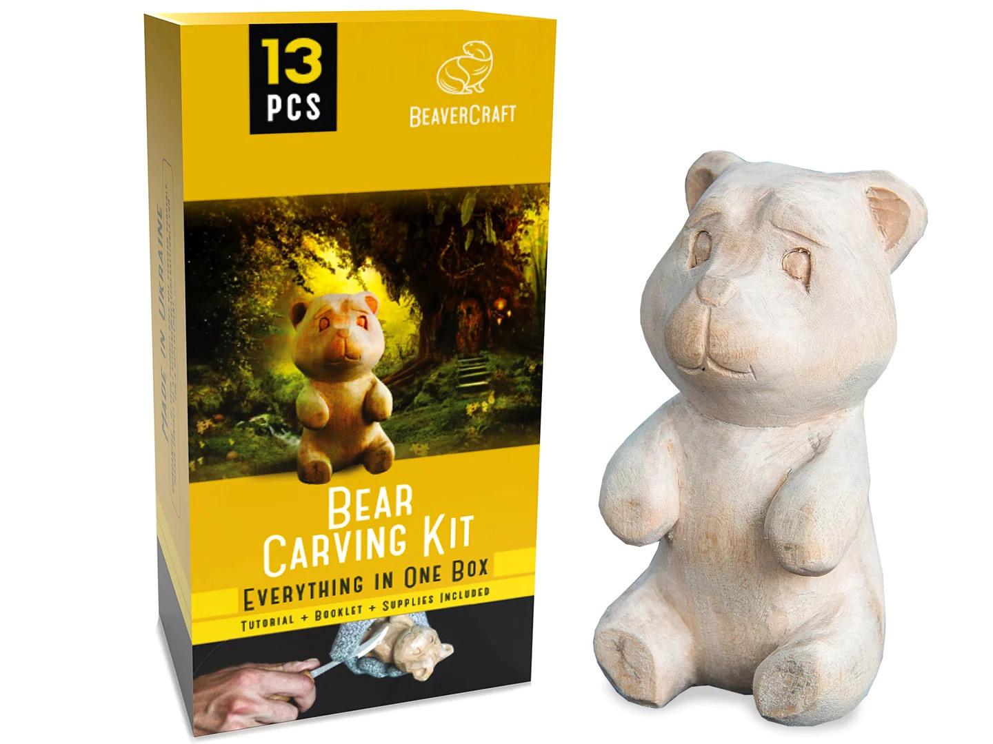 Product Image for DIY05 Complete Carving set Bear