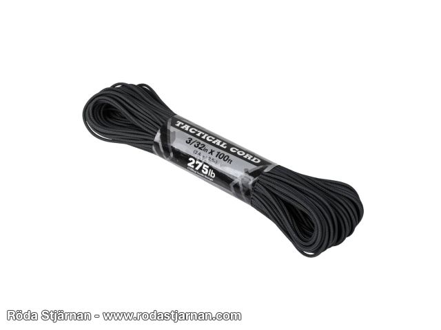 Atwood 275 Tactical Cord Black rope and paracord