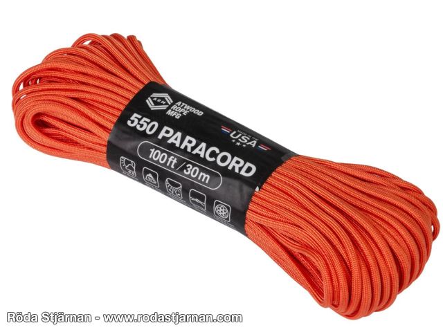 Atwood 550 Paracord Burnt Orange