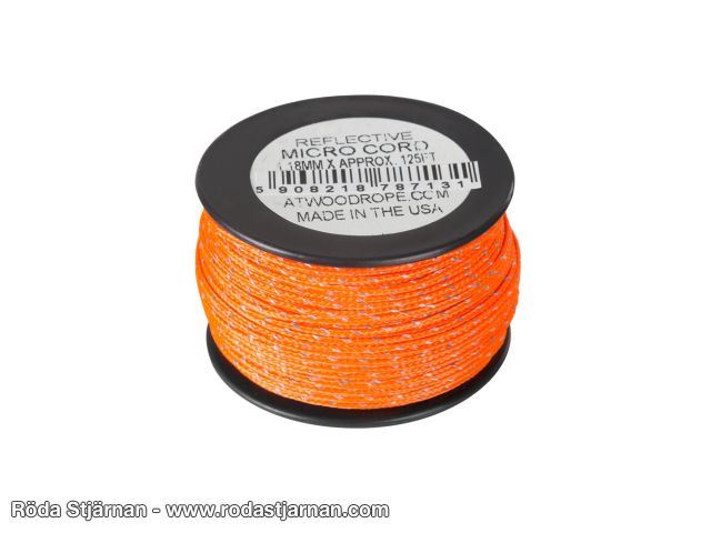 Atwood Micro Cord 38m Reflective Cord Orange