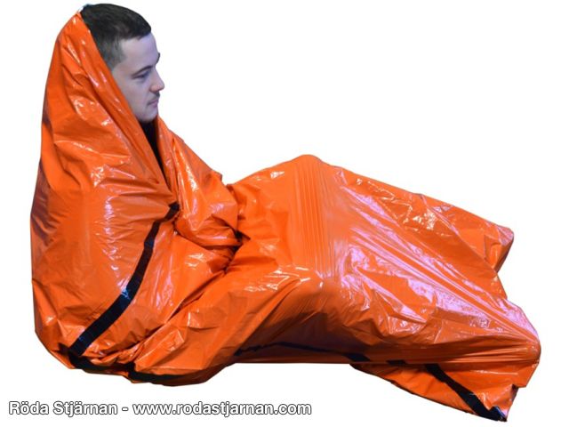 BCB Överlevnadsfilt  Bad Weather Bag Orange