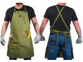 BeaverCraft AP1 Adjustable Green Canvas Work Apron woodworking accessories