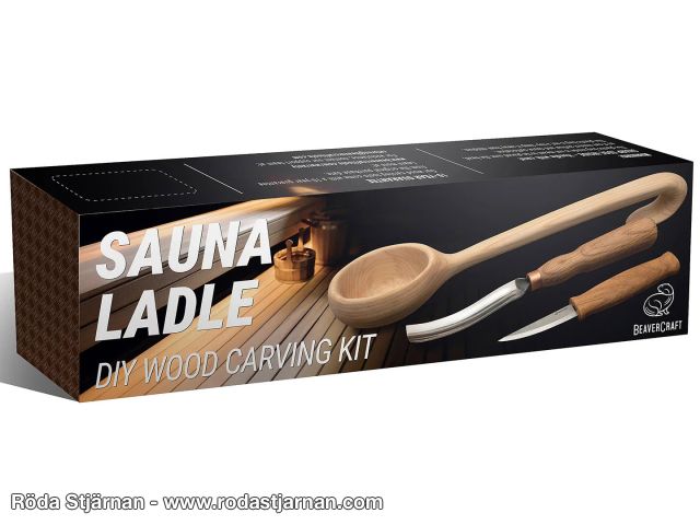 BeaverCraft DIY sauna ladle wood carving kit woodworking accessories