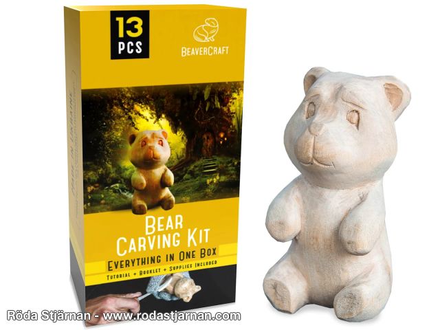 BeaverCraft DIY05 Complete Carving set Bear woodworking accessories