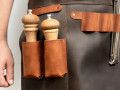 BeaverCraft Hedonist Leather Apron Brown woodworking accessories