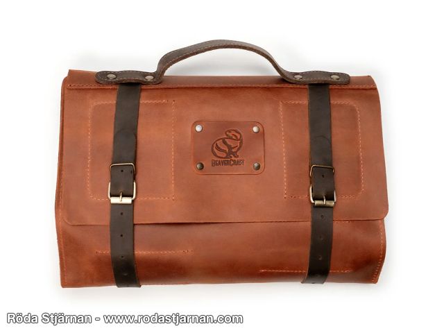 BeaverCraft LC_TH_17 Leather Tool Roll – 17 Slots woodworking accessories