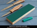 BeaverCraft LS4P1 Leather Paddle Strop with paste on and extra knife sharpener