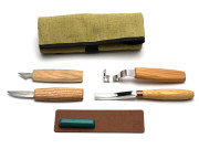 BeaverCraft S49 Carving set for spoon with rounded chisel
