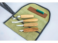 BeaverCraft S49 Carving set for spoon with rounded chisel knives