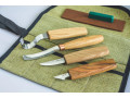 BeaverCraft S49 Carving set for spoon with rounded chisel knives