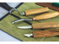 BeaverCraft S49 Carving set for spoon with rounded chisel knives