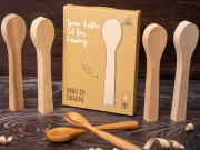 BeaverCraft Set of Four Wood Blanks for Spoon Carving BB3
