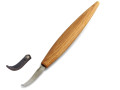 BeaverCraft SK4S Spoon carving knife with leather case