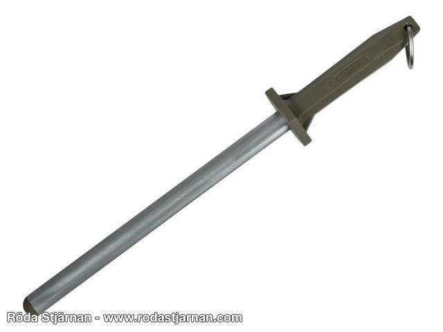 Brow steel with handle knife sharpener
