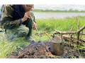 Bushmen Trapper fire steel kit with telescopic blowpipe for fire and Fire kit fire steel