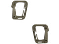 Carabiner 2 pcs Snaphook MOLLE Green