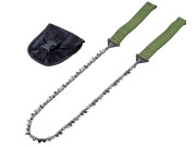 Chain saw with handle and case