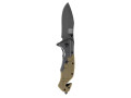 Commander folding knife with glass breaker knives
