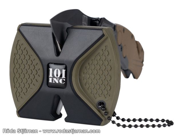 Compact knife sharpener with dual whetstones knife sharpener