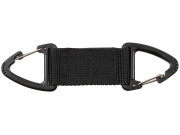 Double Carabiner Hooks Black