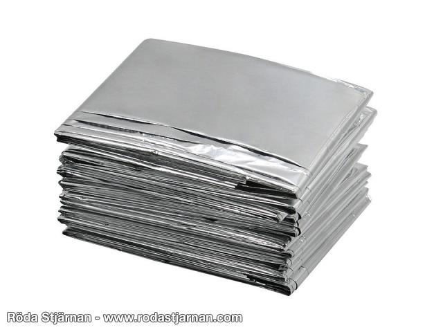 Fosco heat-reflective emergency blanket silver nice to have