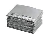 Fosco heat-reflective emergency blanket silver