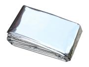Fosco heat-reflective emergency sleeping bag silver