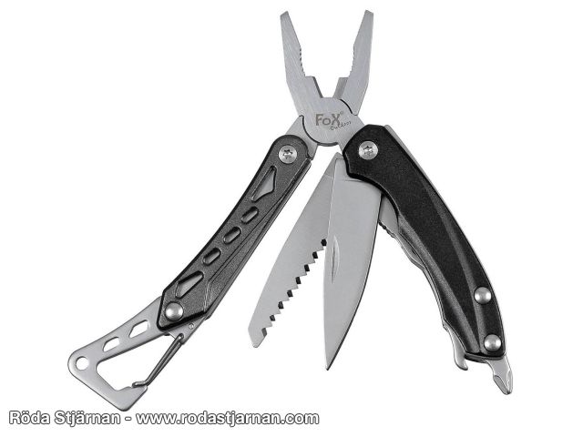 Fox Outdoor Multi-tool Mini with carabiner multitool