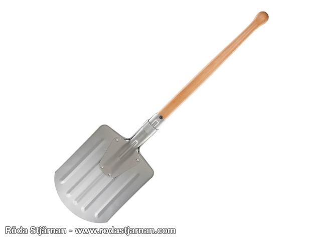 MFH Snow Shovel detachable made of aluminum and wood shovels