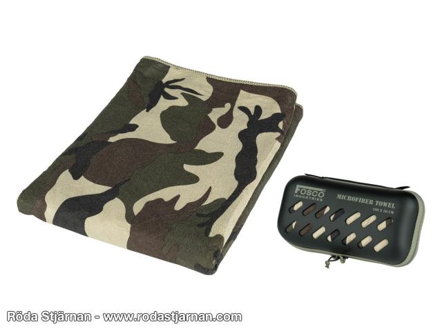Microfiber towel camouflage 100 x 50 cm with case nice to have