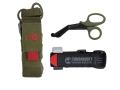 Rhino Rescue Tourniquet with pouch and scissors green medical