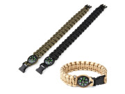 Survival bracelet Compass Paracord 23cm