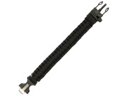 Survival bracelet Flint steel Black