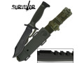 Survivor Tactical Knife Svart 