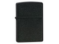 Zippo lighter black black crackle lighter