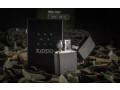 Zippo lighter black black crackle lighter