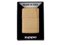 Zippo lighter brushed brass lighter