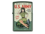 Zippo lighter U.S. Army enlist pin up