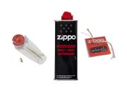 Zippo service kit – fuel, wick & flint