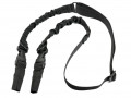 Forsterket Two Point Sling Black våpenreim